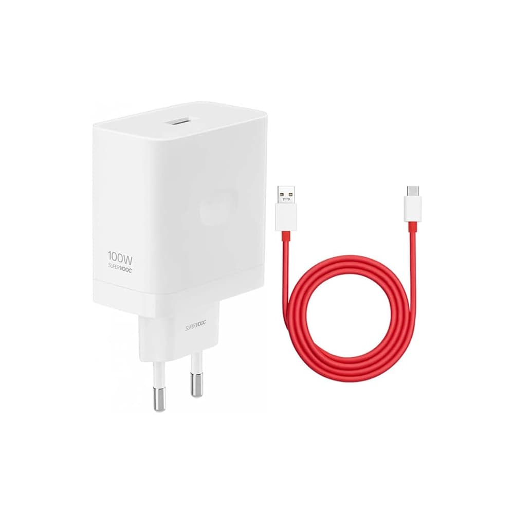 OnePlus SUPERVOOC 100W Power Adapter EU (White) + Cable