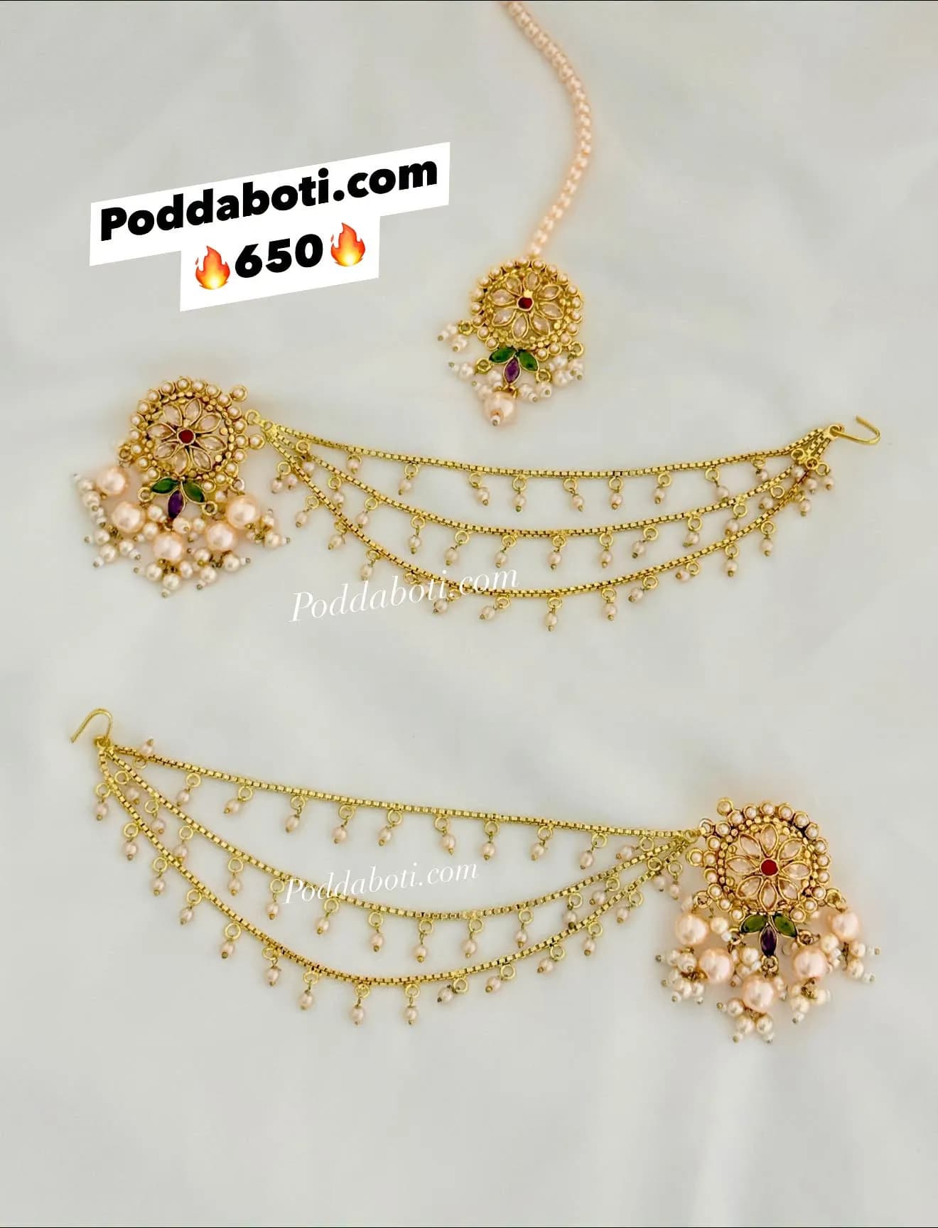Earrings & Tikli Set!