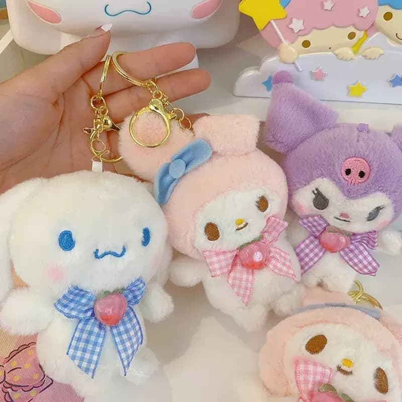 Cute Kawaii Plush Keychain Doll