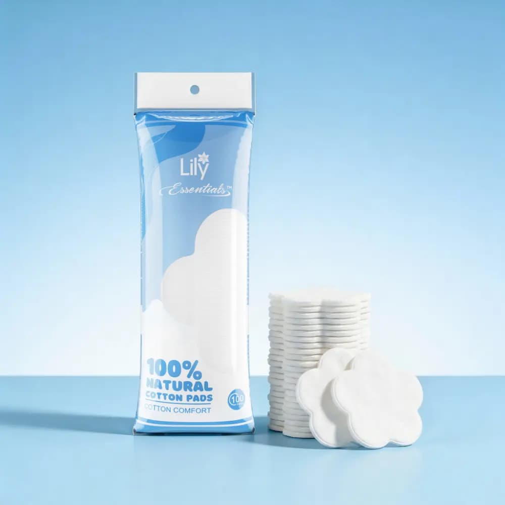 Lily Essentials Easy Erase Cotton Pad Flower Shaped