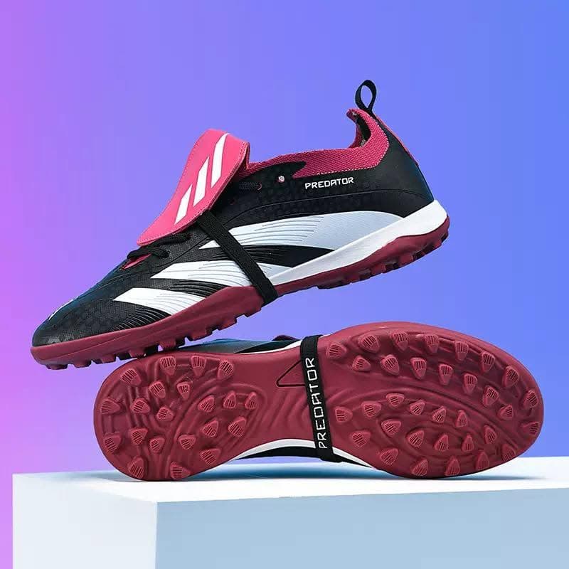 Predator Elite Turf Football Shoes – Black & Pink Edition