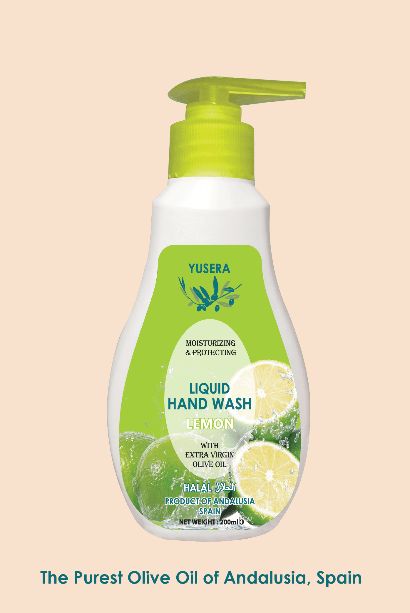 Yusera Liquid Handwash Lemon 200 ML