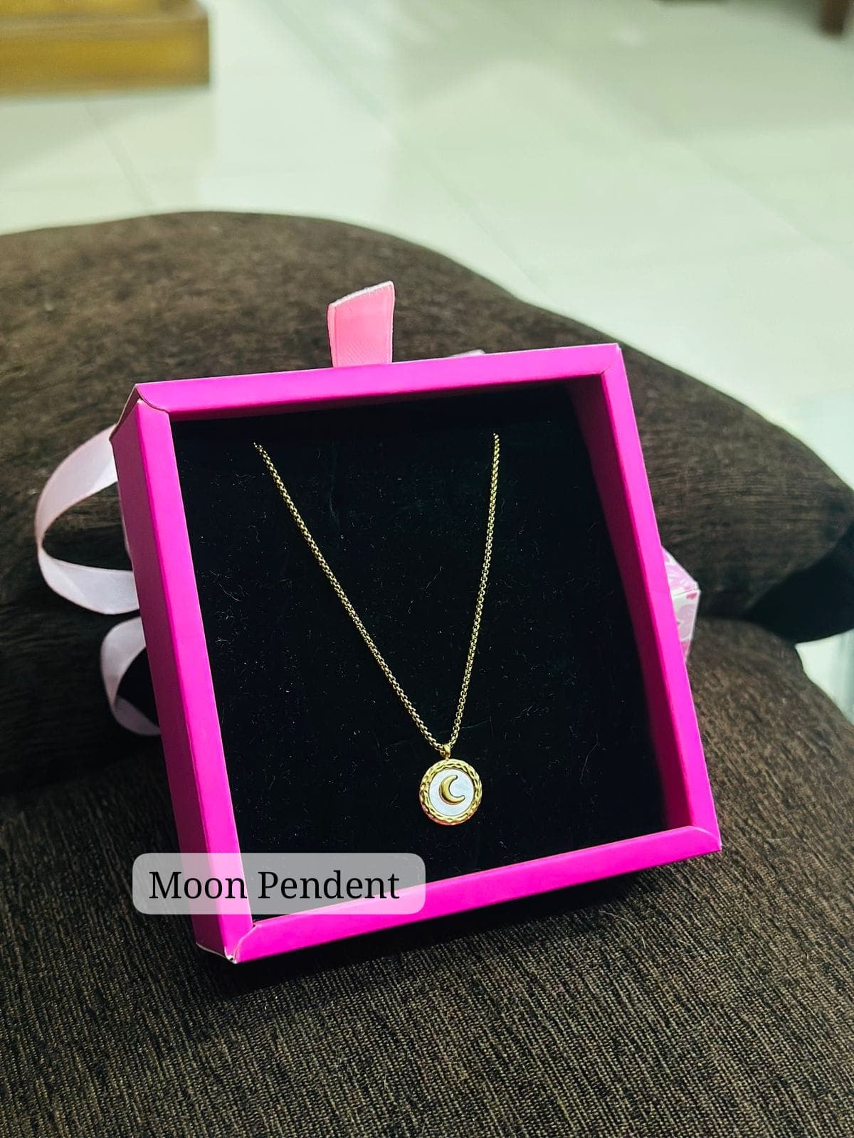 Moon Pendant Necklace