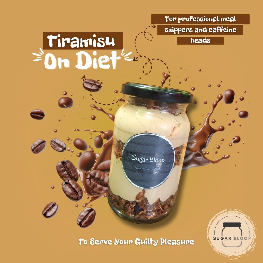 Tiramisu On Diet Jar